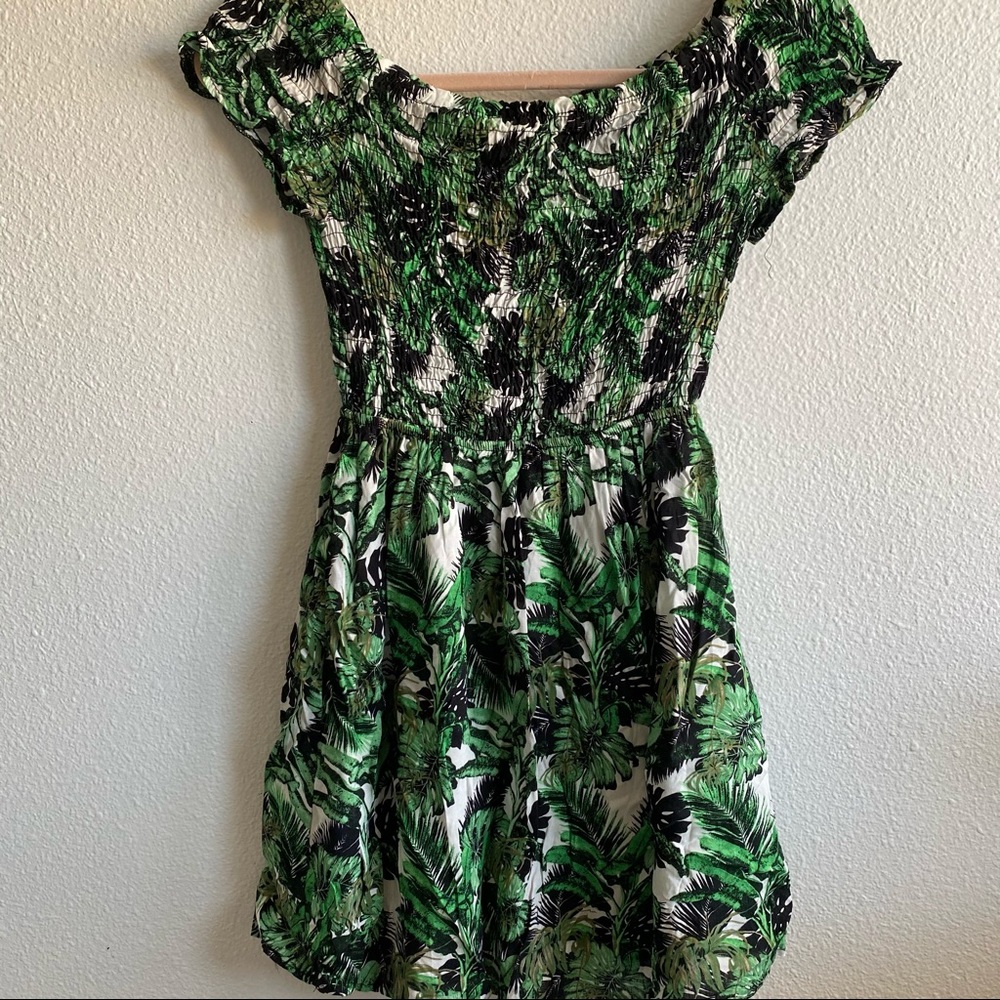 Salty Lemon Mini Skater Dress